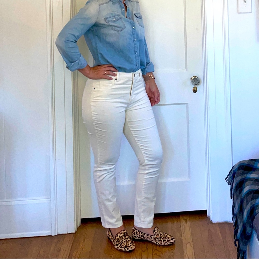 Talbots high waist straight leg corduroy jeans SZ 8P